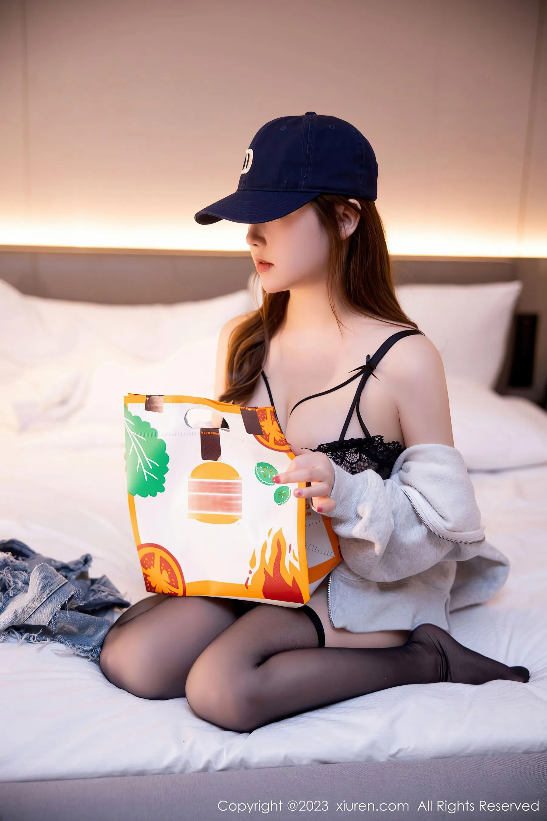  秀人网 No.6155 豆瓣酱 黑丝美臀第11张