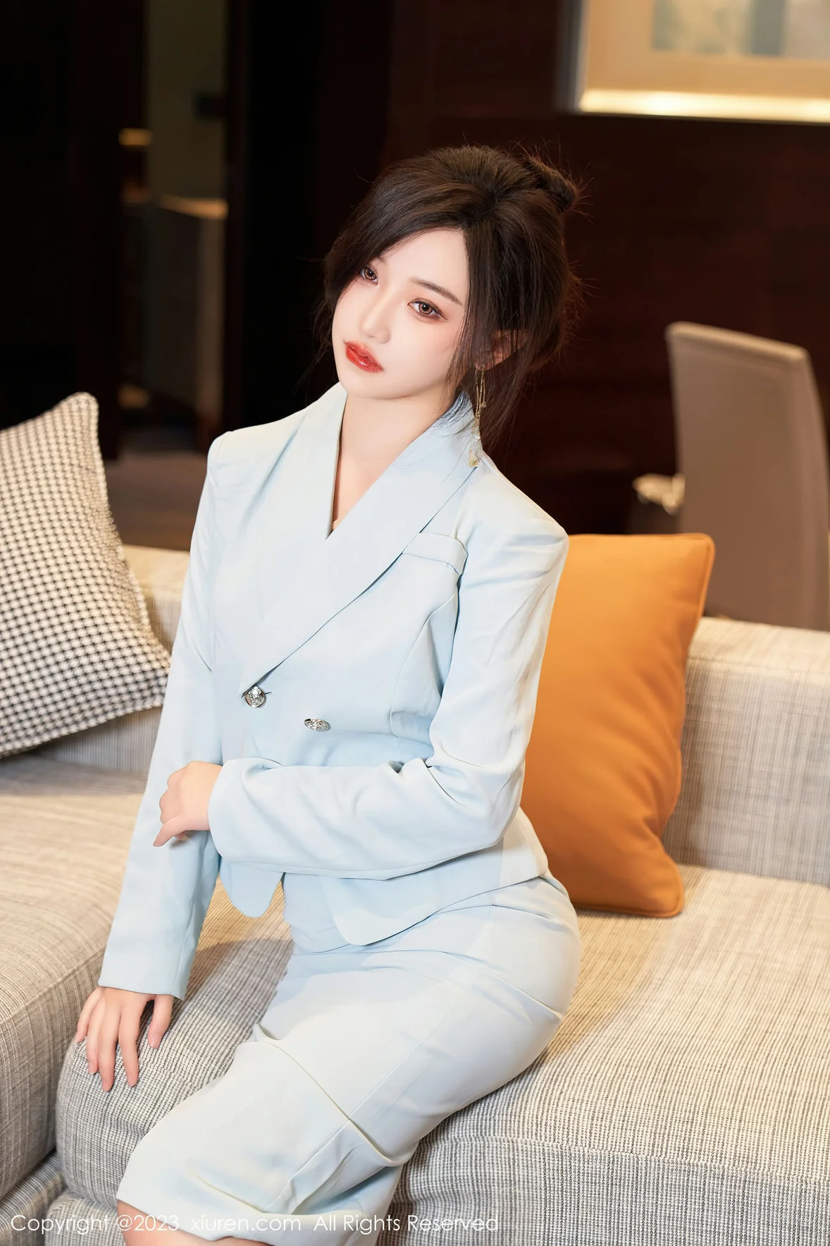  XiuRen 秀人 No.6857 妙可可Cheese 浅色轻透内衣性感写真3 [76P]第7张