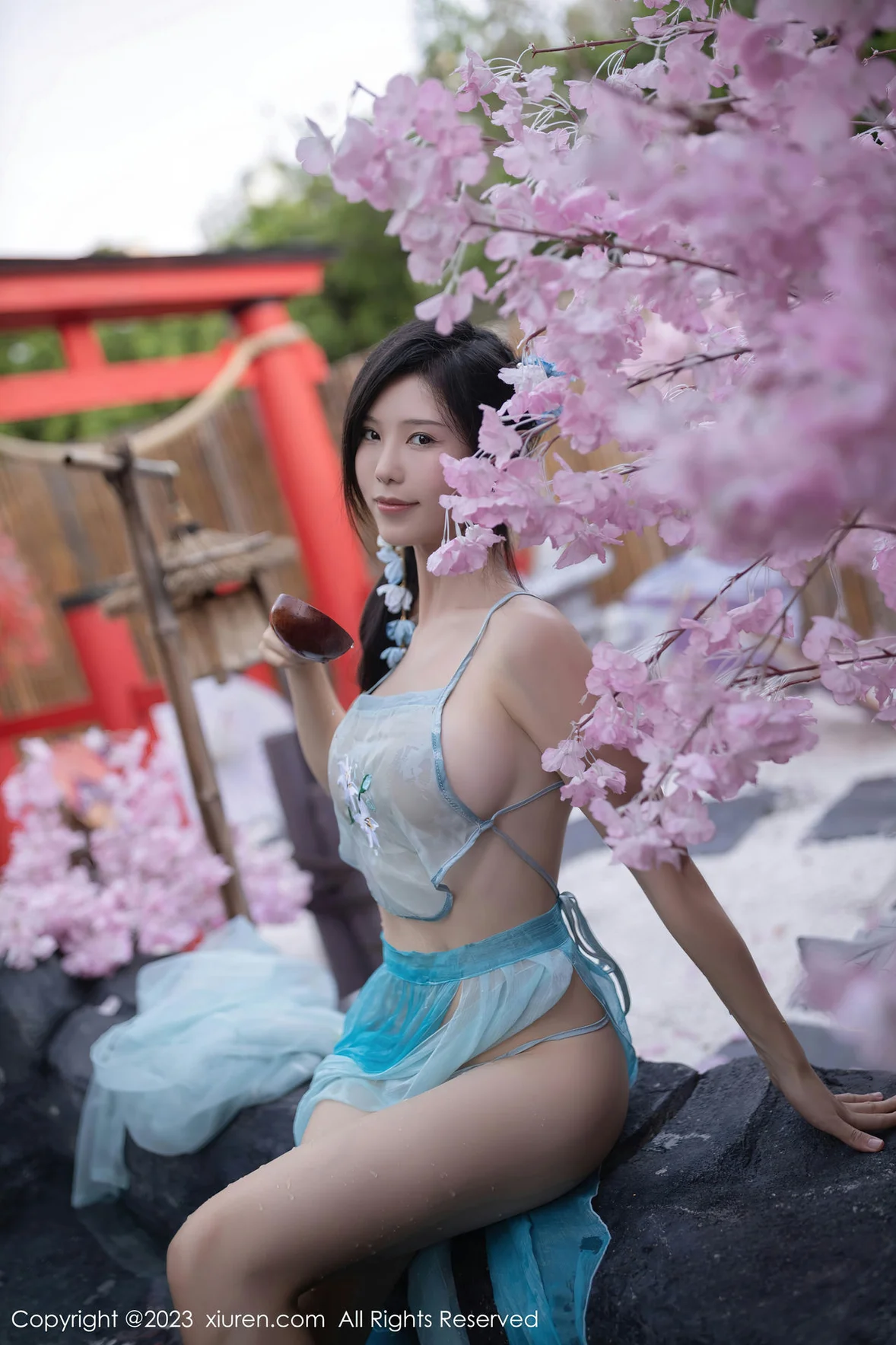  XiuRen 秀人 No.6991 利世 浅蓝色古装 [75P]第11张