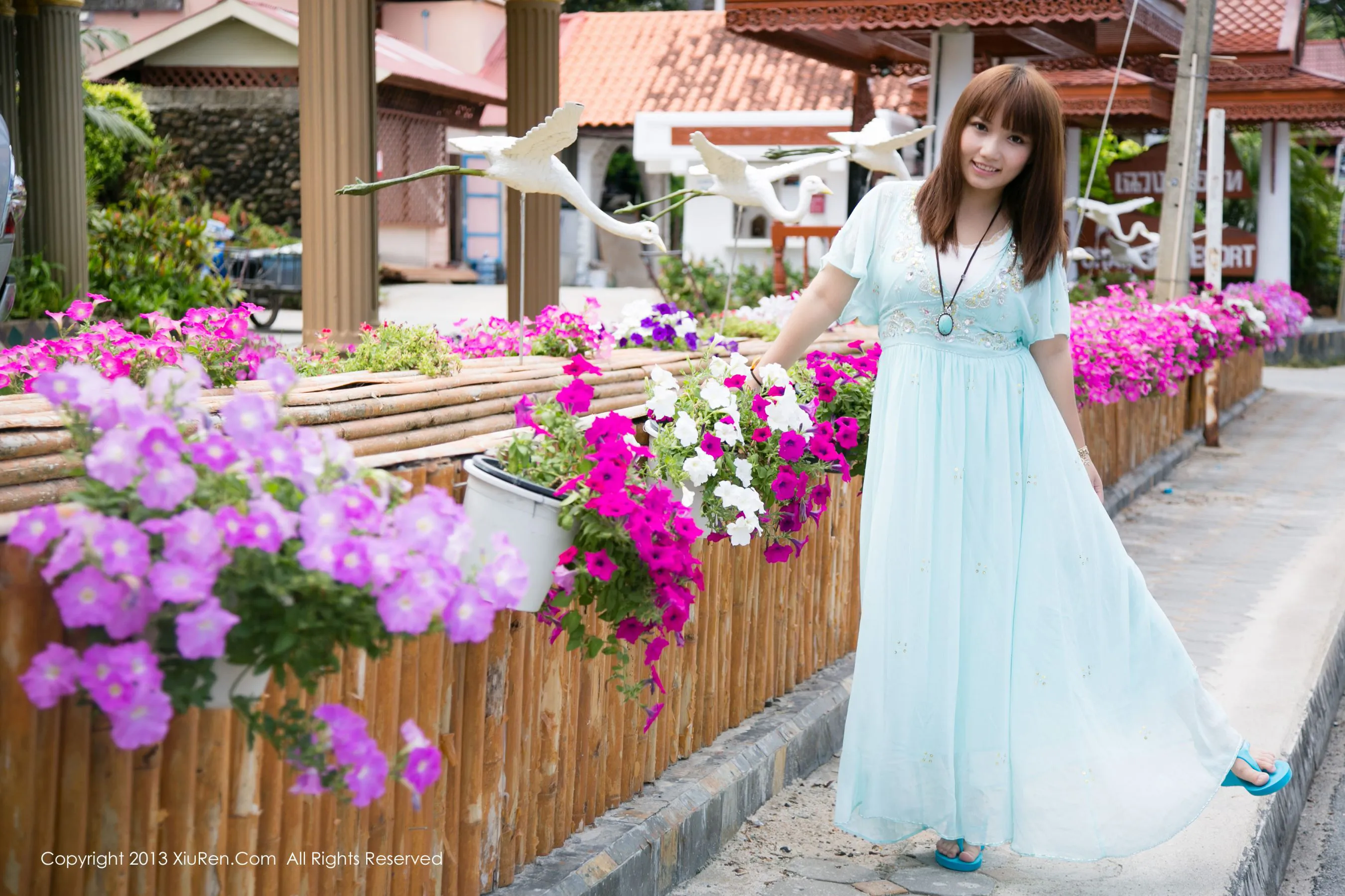  默漠无荢 小清新合集 秀人网 No.053第9张