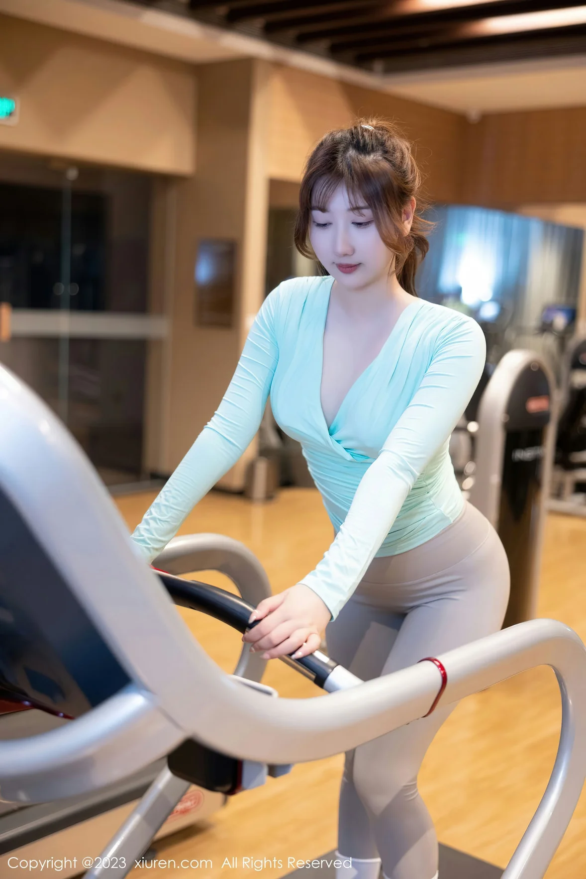  XiuRen 秀人 No.6801 江真真 运动瑜伽服性感写真 [82P]第4张