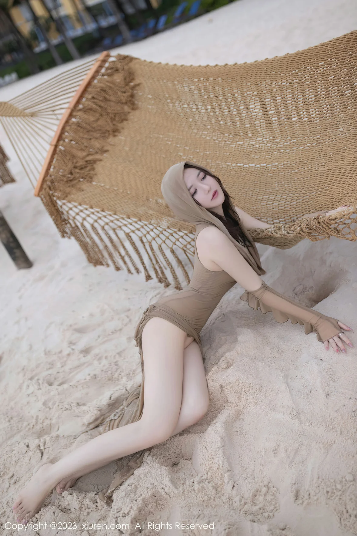  XiuRen 秀人 No.7288 鱼子酱Fish 沙滩渔网性感写真 [78P]第12张