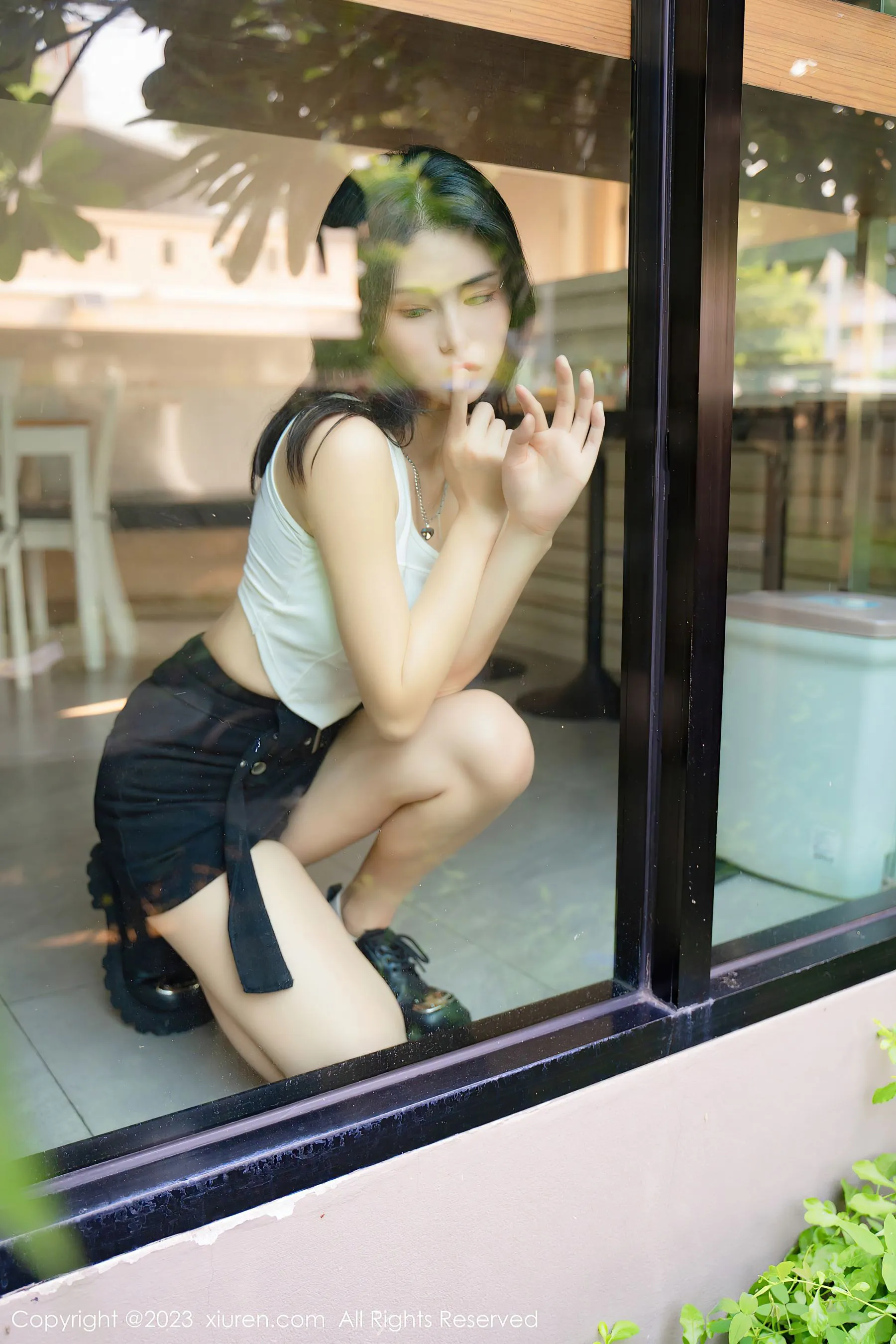  秀人网 No.6798 艾希儿 清爽美腿第16张