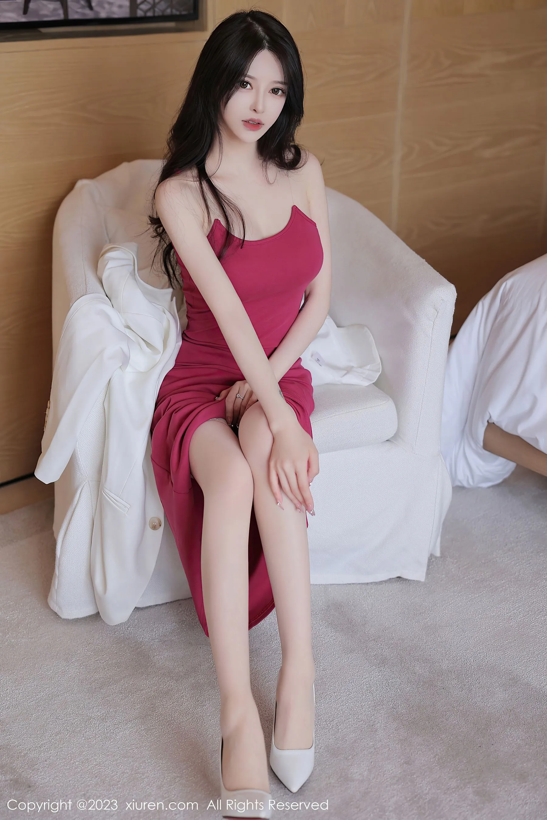  秀人网 No.6778 玉兔miki 吊带裙美腿第1张