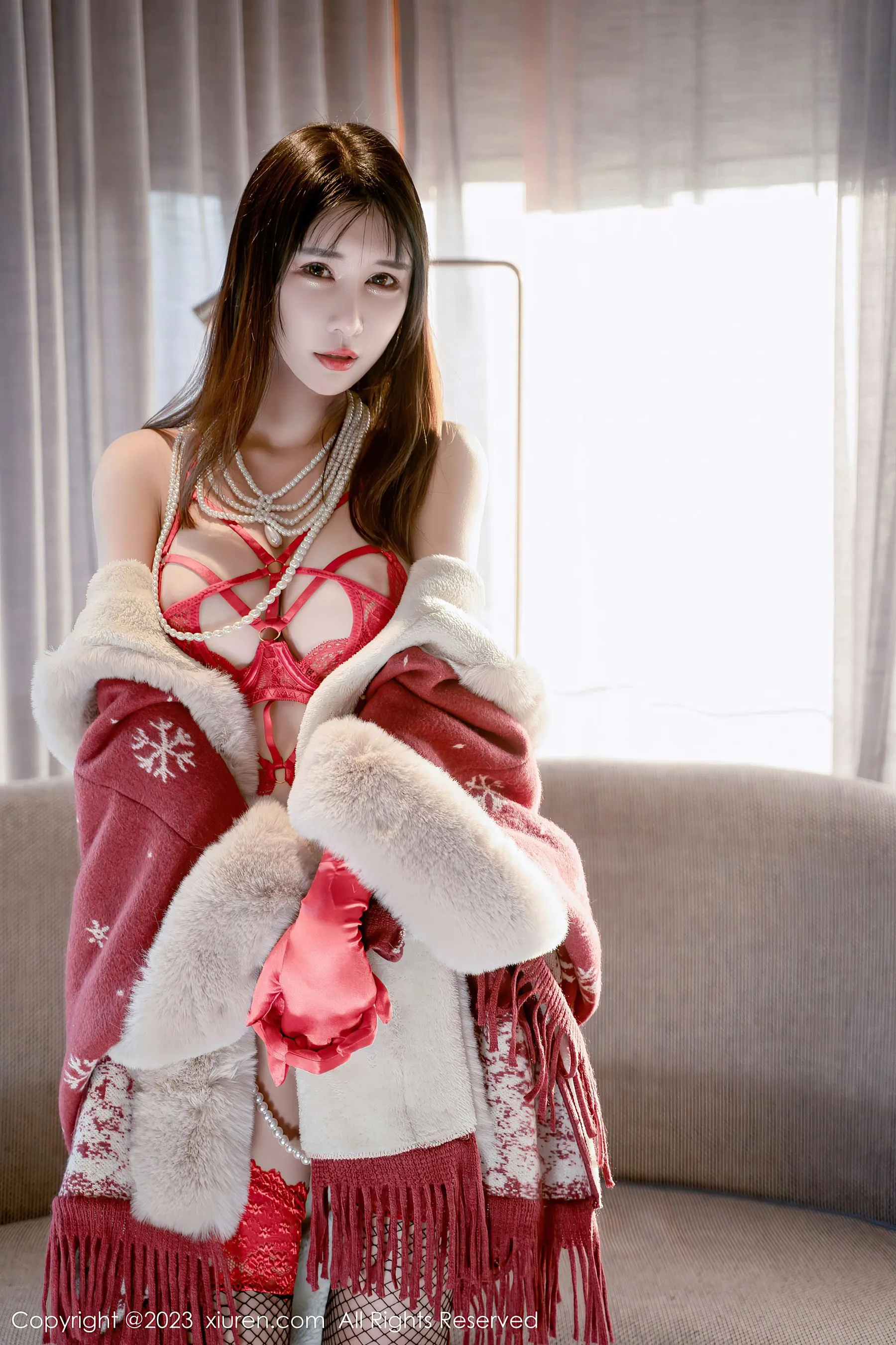  秀人网 No.6188 夏沫沫tifa 阳朔旅拍第1张