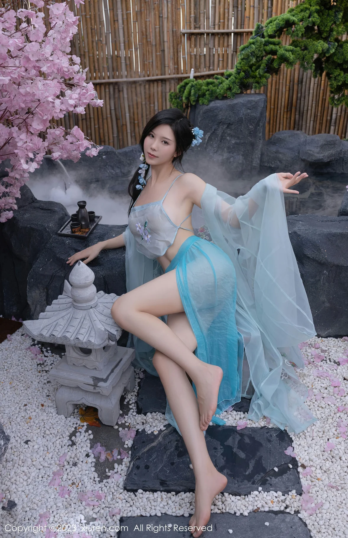  XiuRen 秀人 No.6991 利世 浅蓝色古装 [75P]第2张