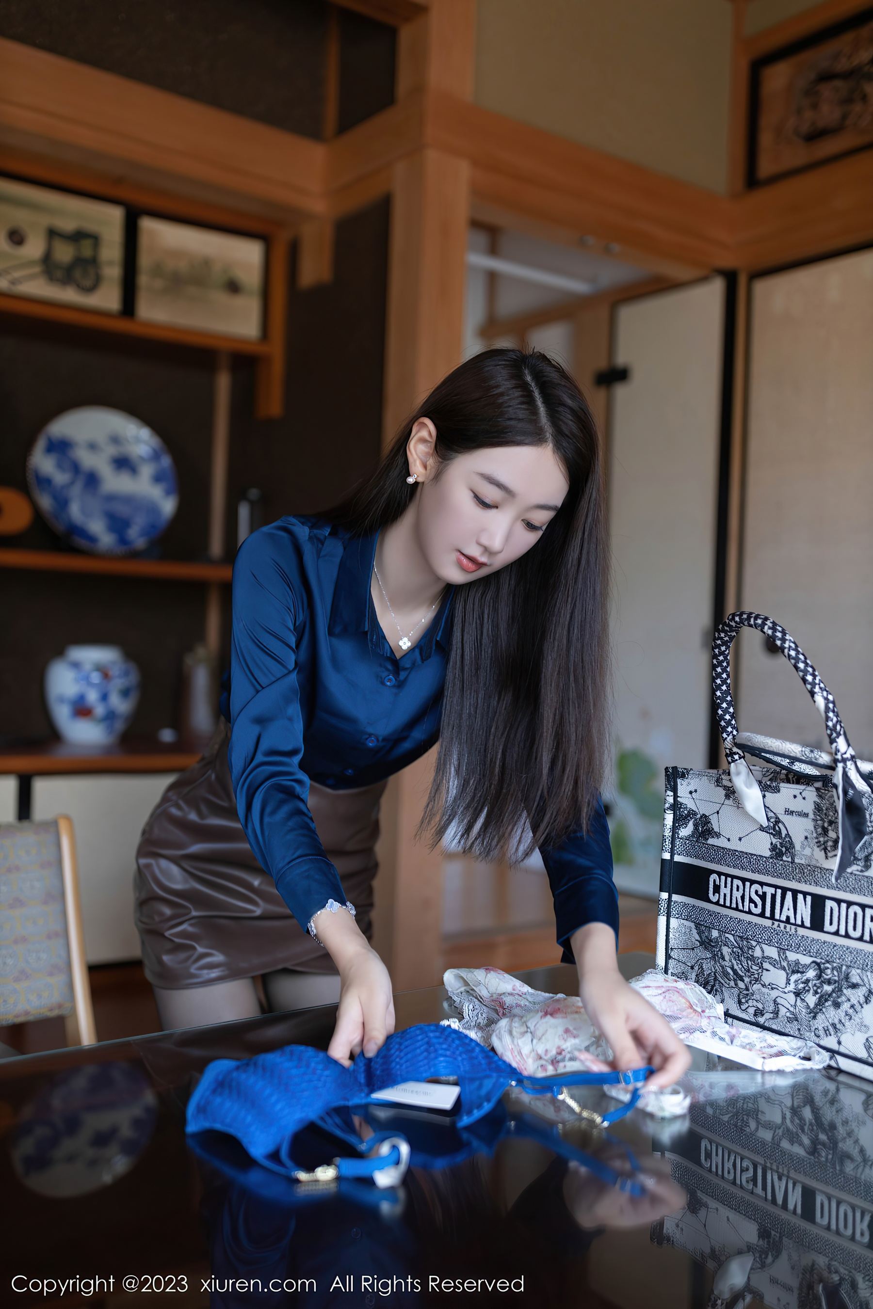  秀人网 No.7439 唐安琪 内衣推销员 [78P]第23张