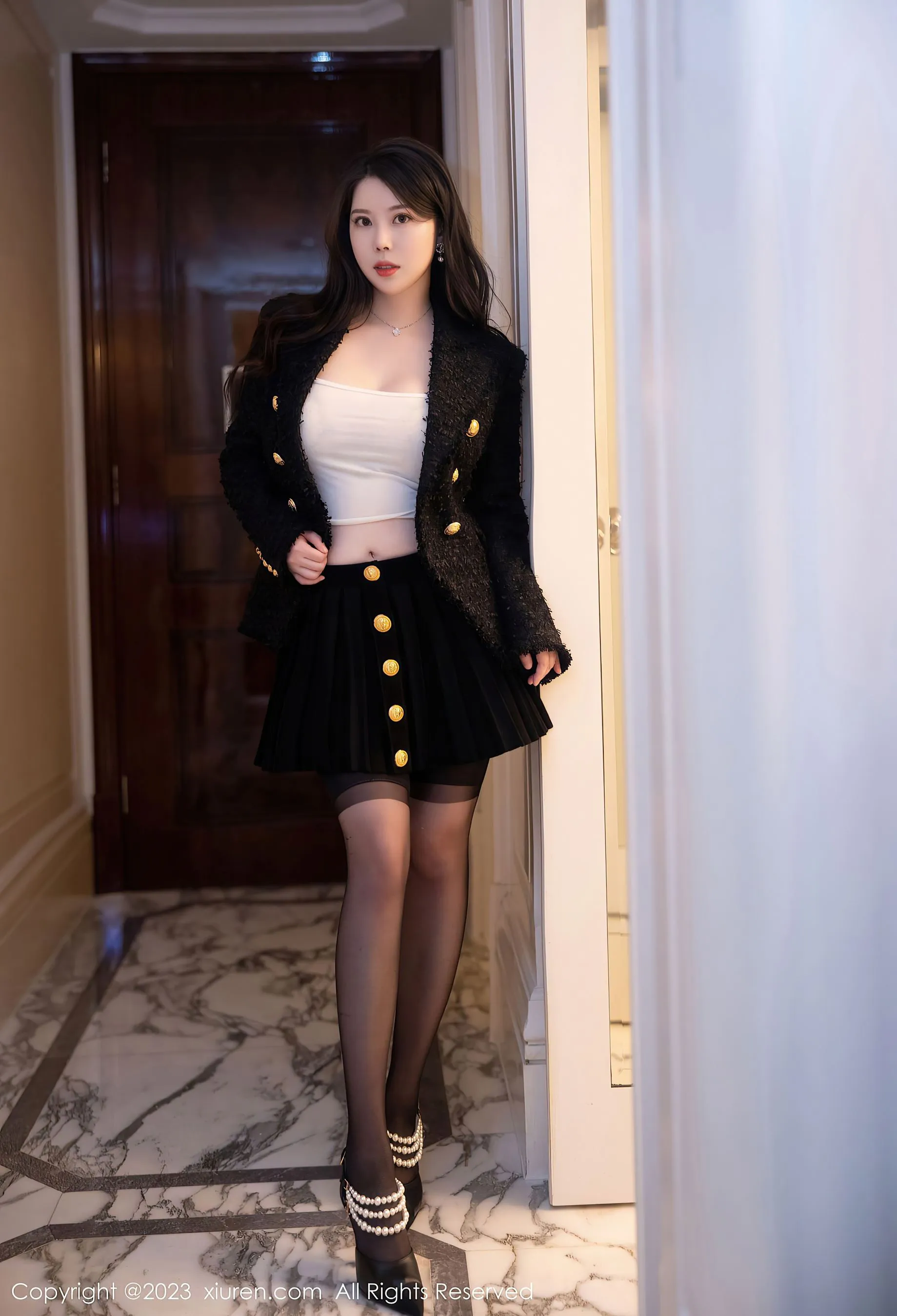  秀人网 No.6147 白茹雪 黑丝美臀第29张