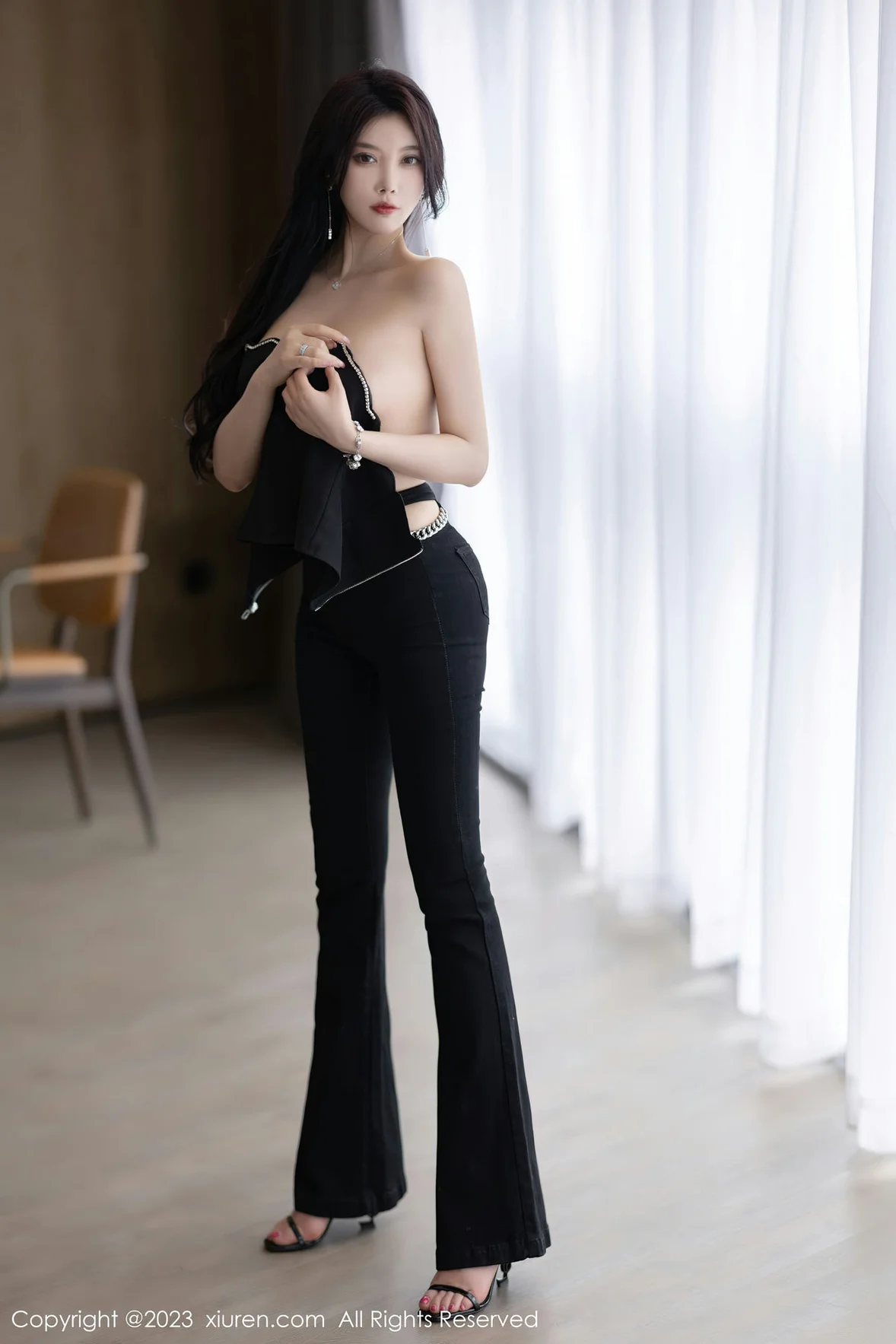  XiuRen 秀人 No.6866 杨晨晨Yome 轻透蕾丝连体衣海南岛旅拍 [91P]第8张