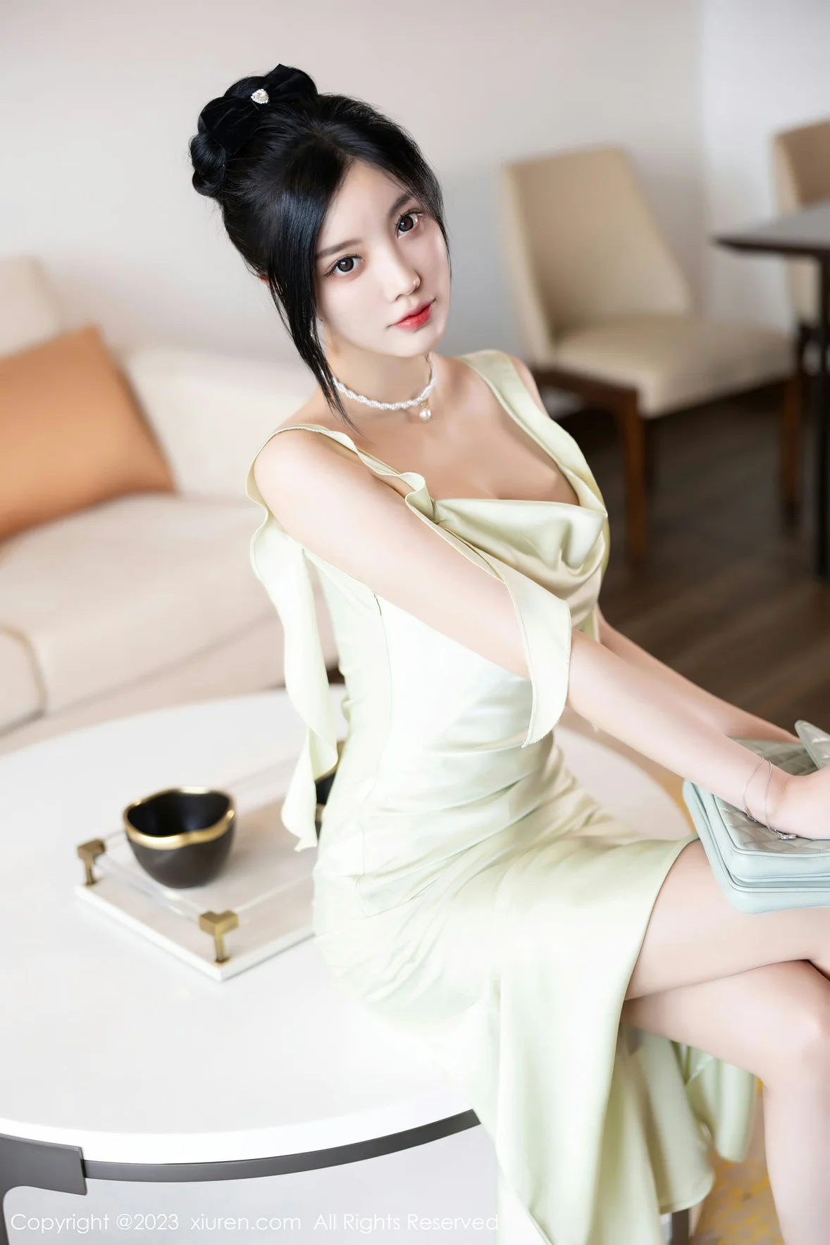  秀人网 No.7410 杨晨晨Yome 轻透薄纱性感写真 [82P]第6张