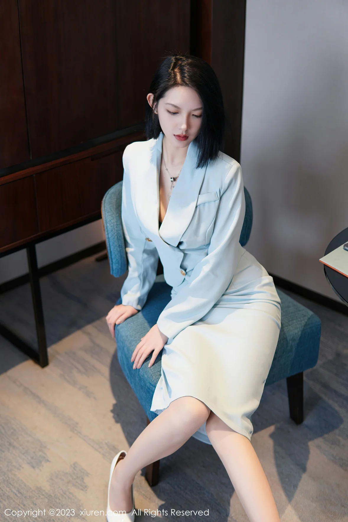  XiuRen 秀人 No.6885 乔一一 诱人原色丝袜性感写真 [75P]第6张