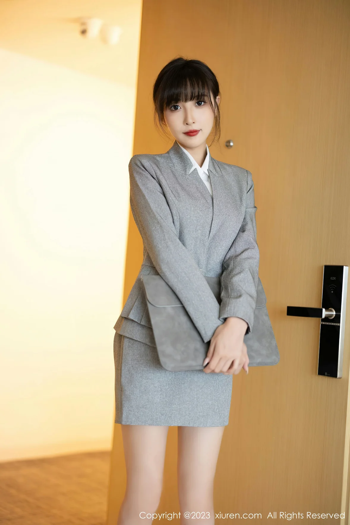  秀人网 No.7422 林星阑 OL职场安吉旅拍 [86P]第6张