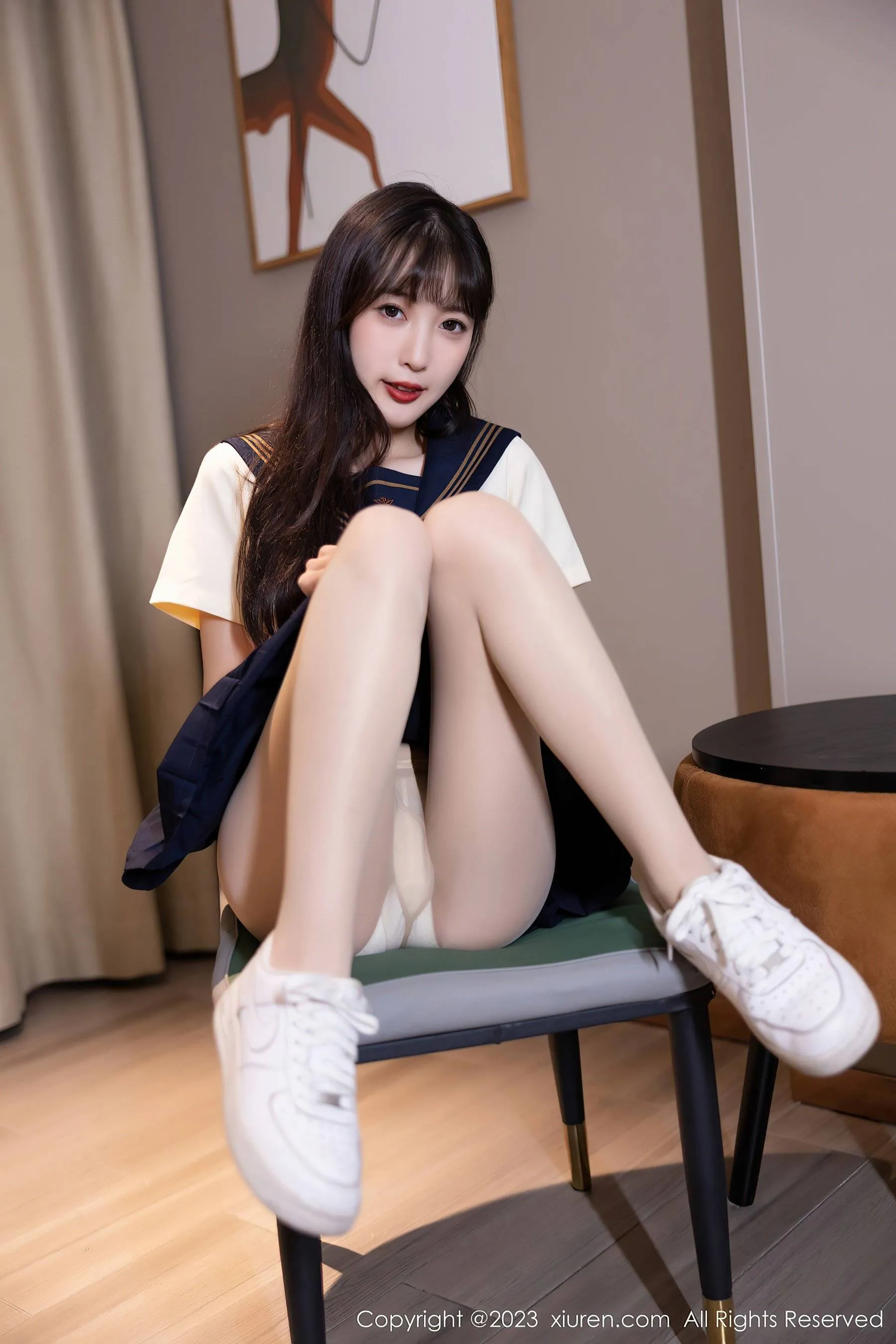  秀人网 No.6126 林星阑 制服美腿第24张