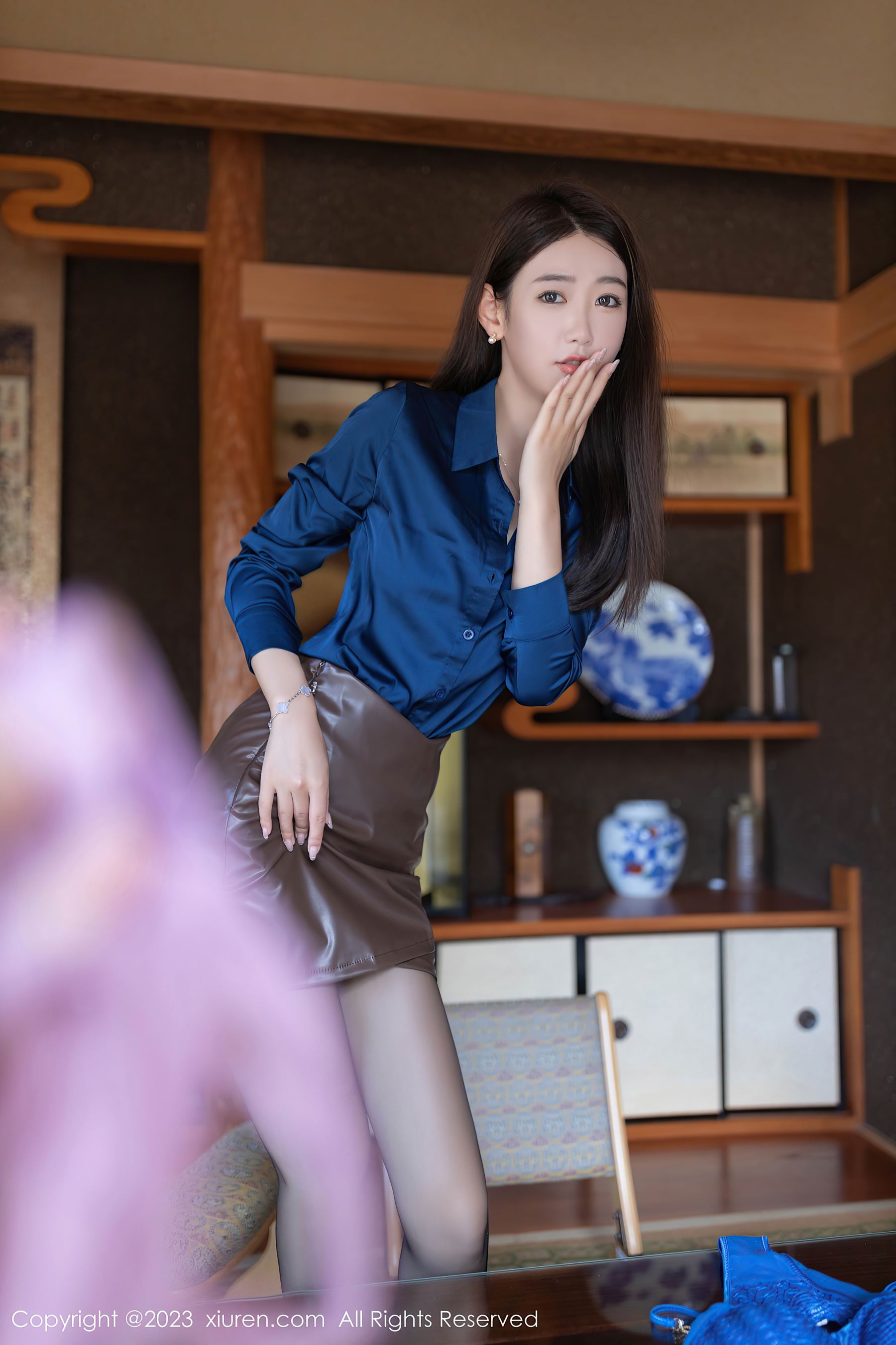  秀人网 No.7439 唐安琪 内衣推销员 [78P]第24张