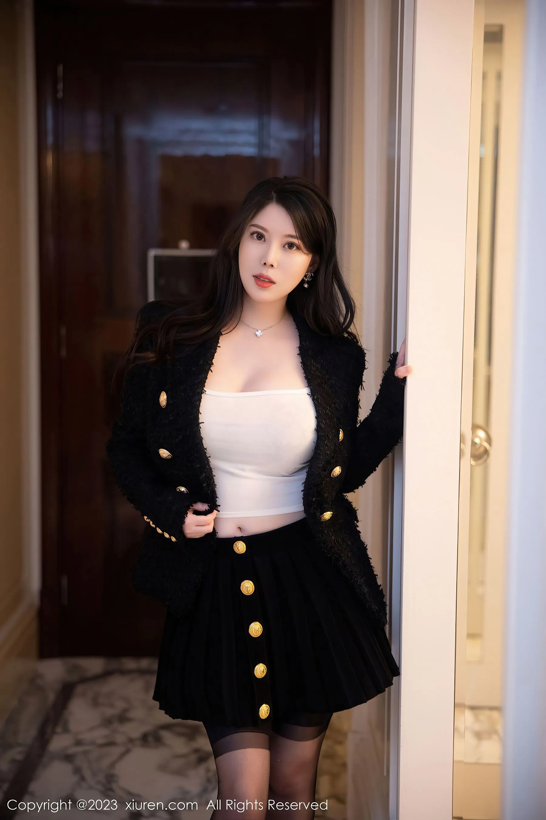  秀人网 No.6147 白茹雪 黑丝美臀第37张