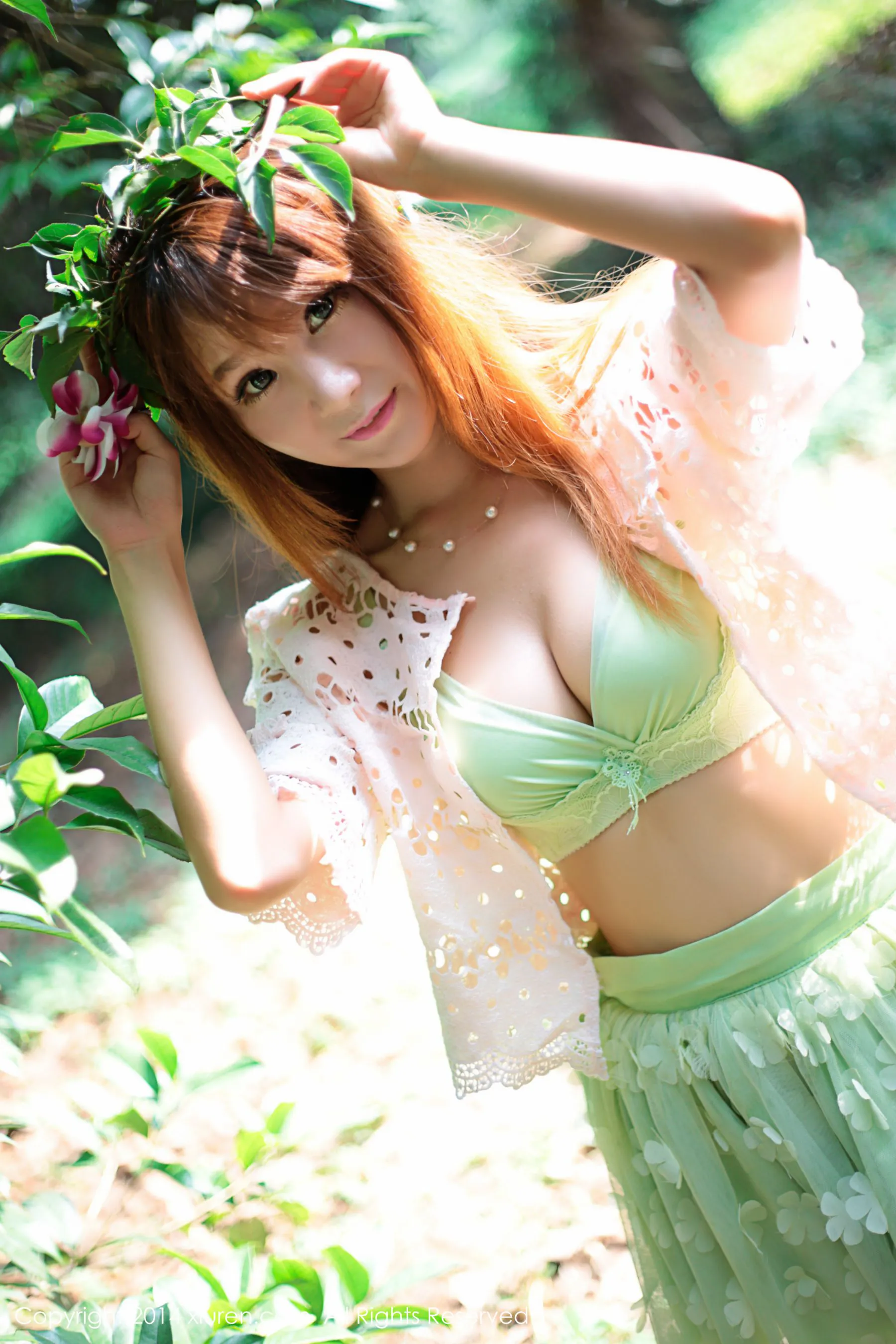 子纯儿Annie《小清新氧气少女》 秀人网 No.194第6张