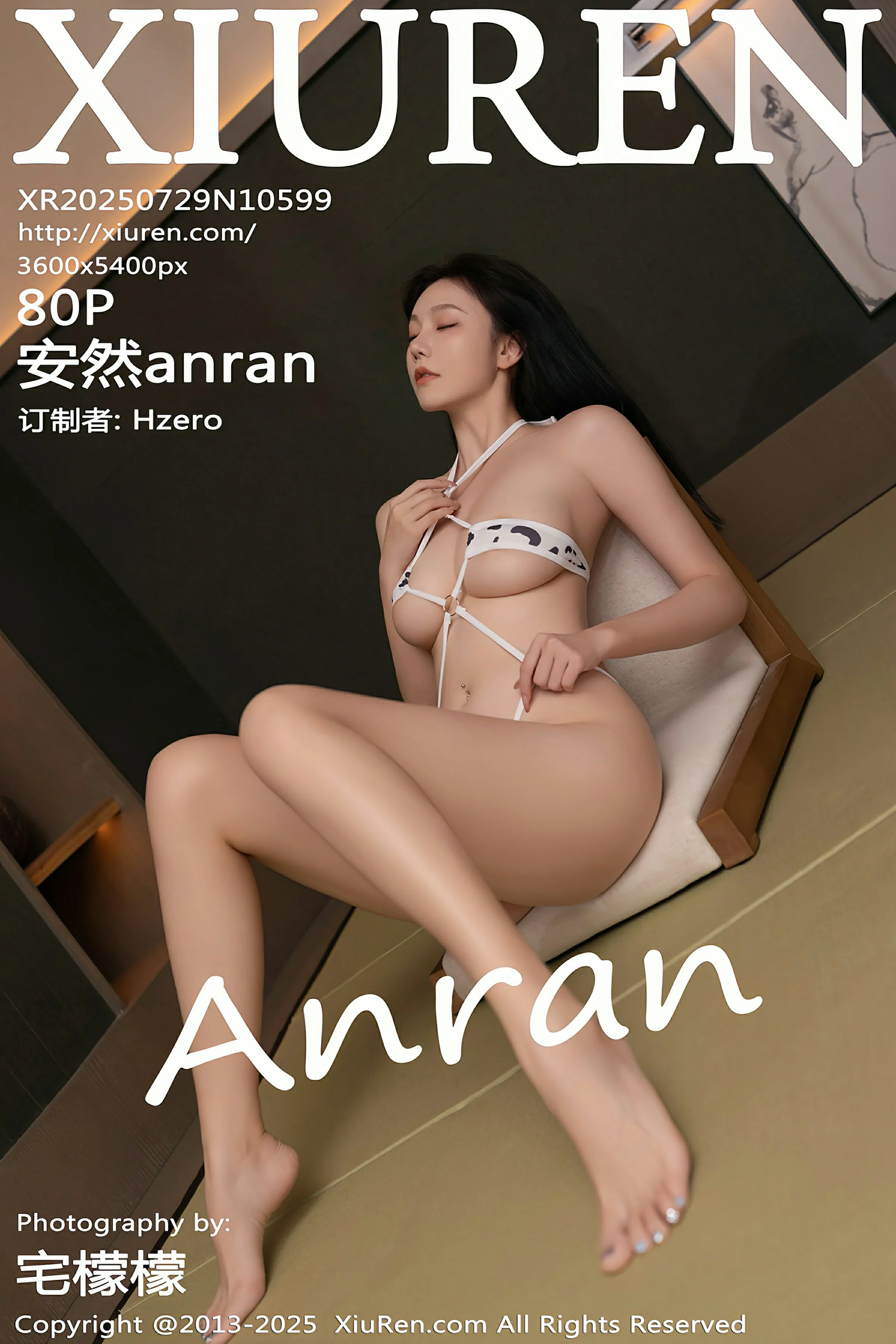  秀人网 No.10599 安然anran [80P]第1张