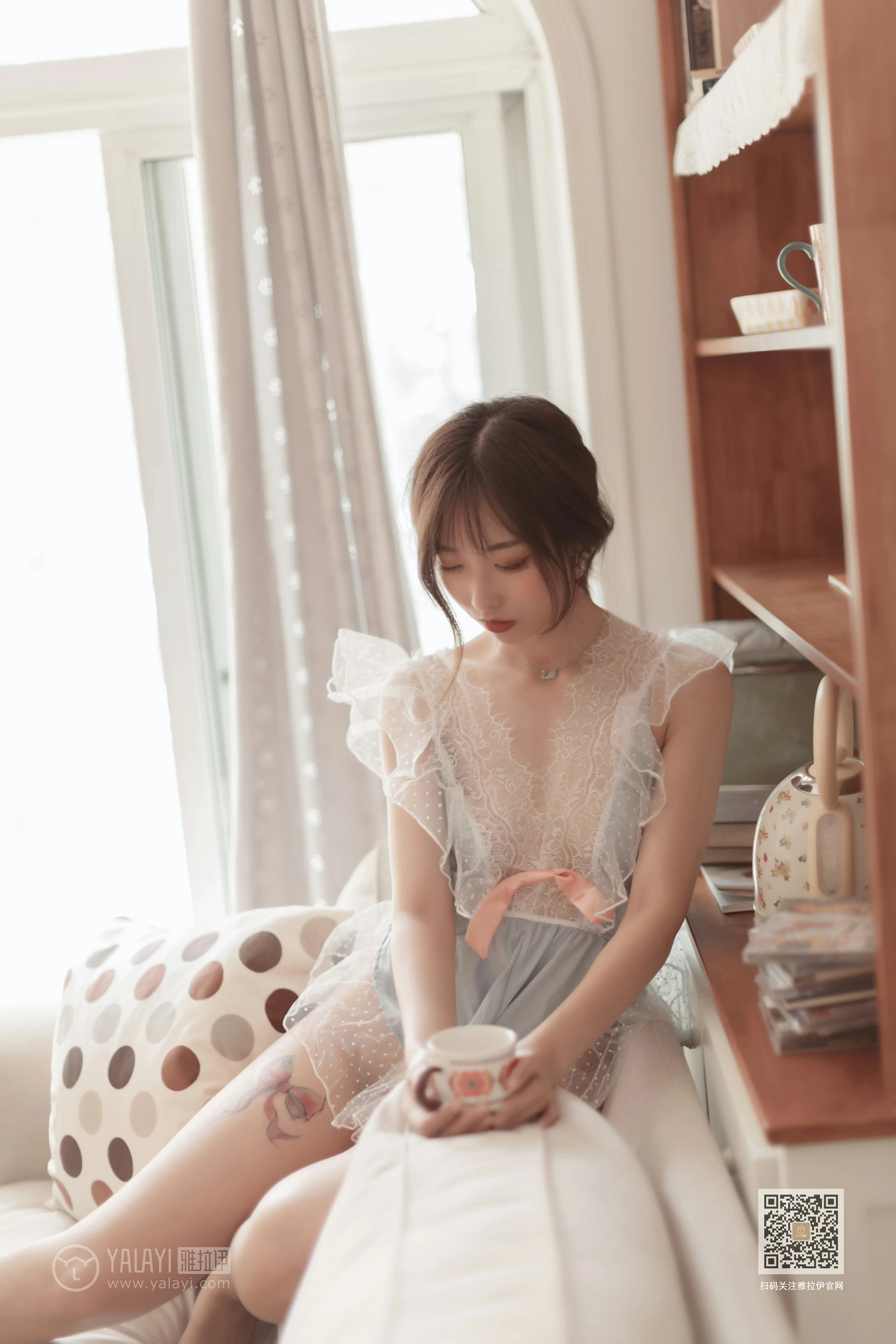 [YALAYI雅拉伊]Vol.443 佳人有约 佳佳 透视情趣内衣性感私房写真集第13张