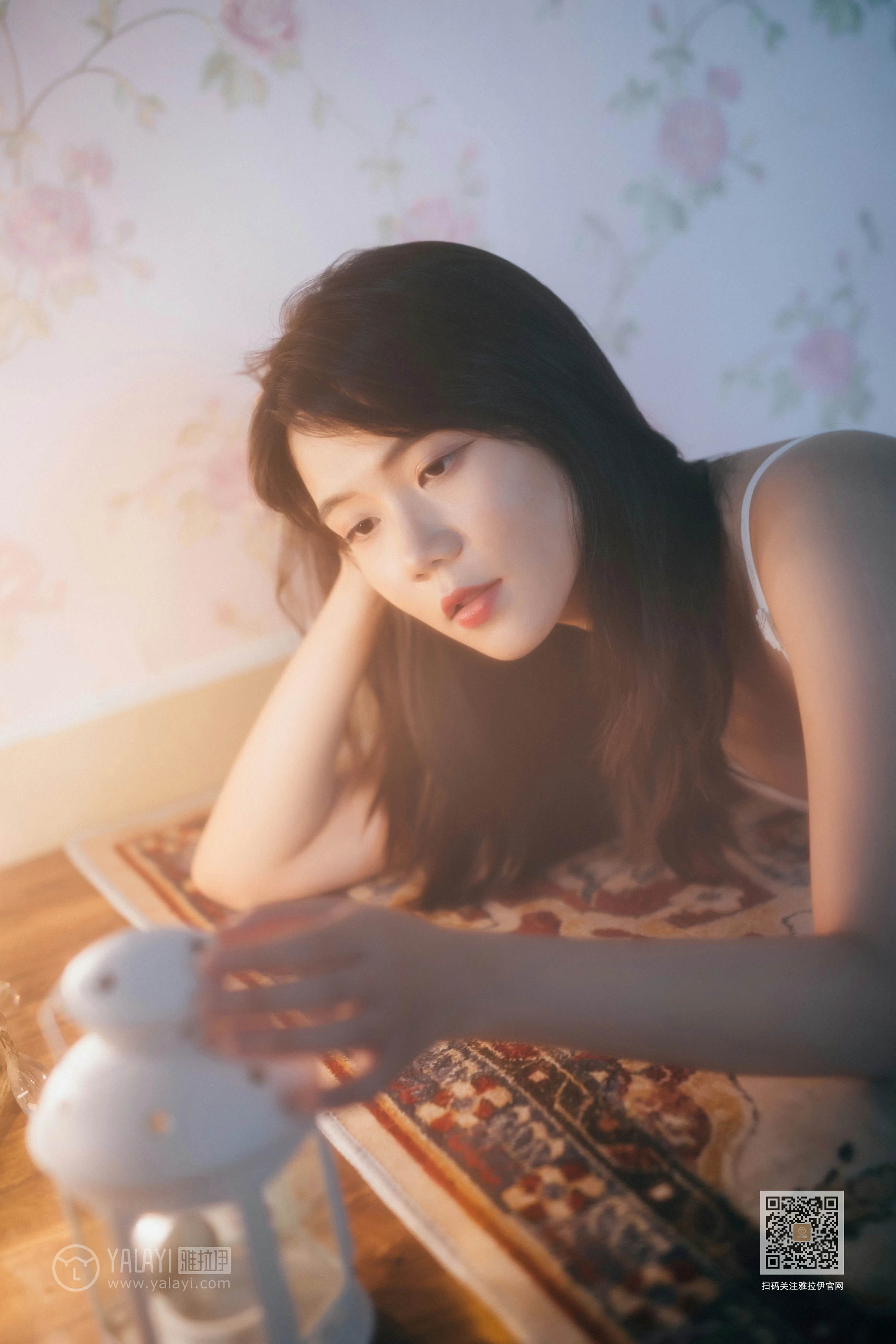 [YALAYI雅拉伊]Vol.451 唯一的你 倪倪 白色透视情趣内衣性感私房写真集第7张