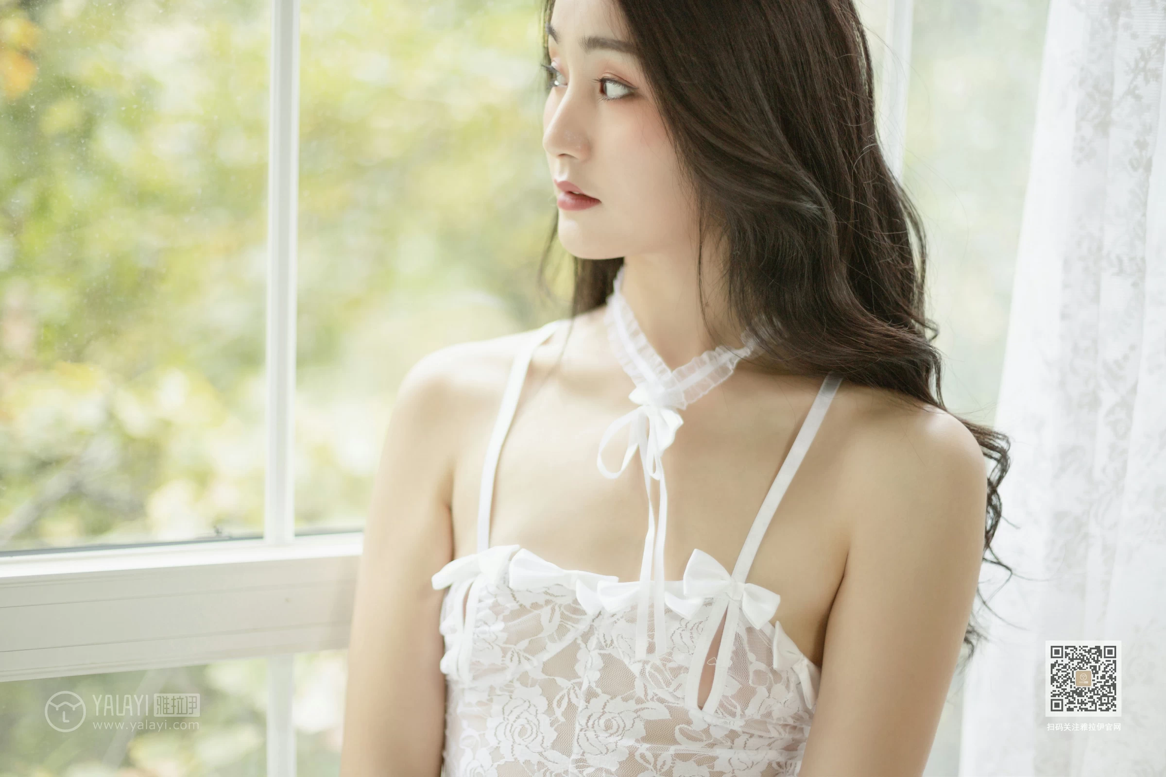 [YALAYI雅拉伊]Vol.456 仙姿玉质 项兴咏 白色透视情趣睡衣裙性感私房写真集第14张