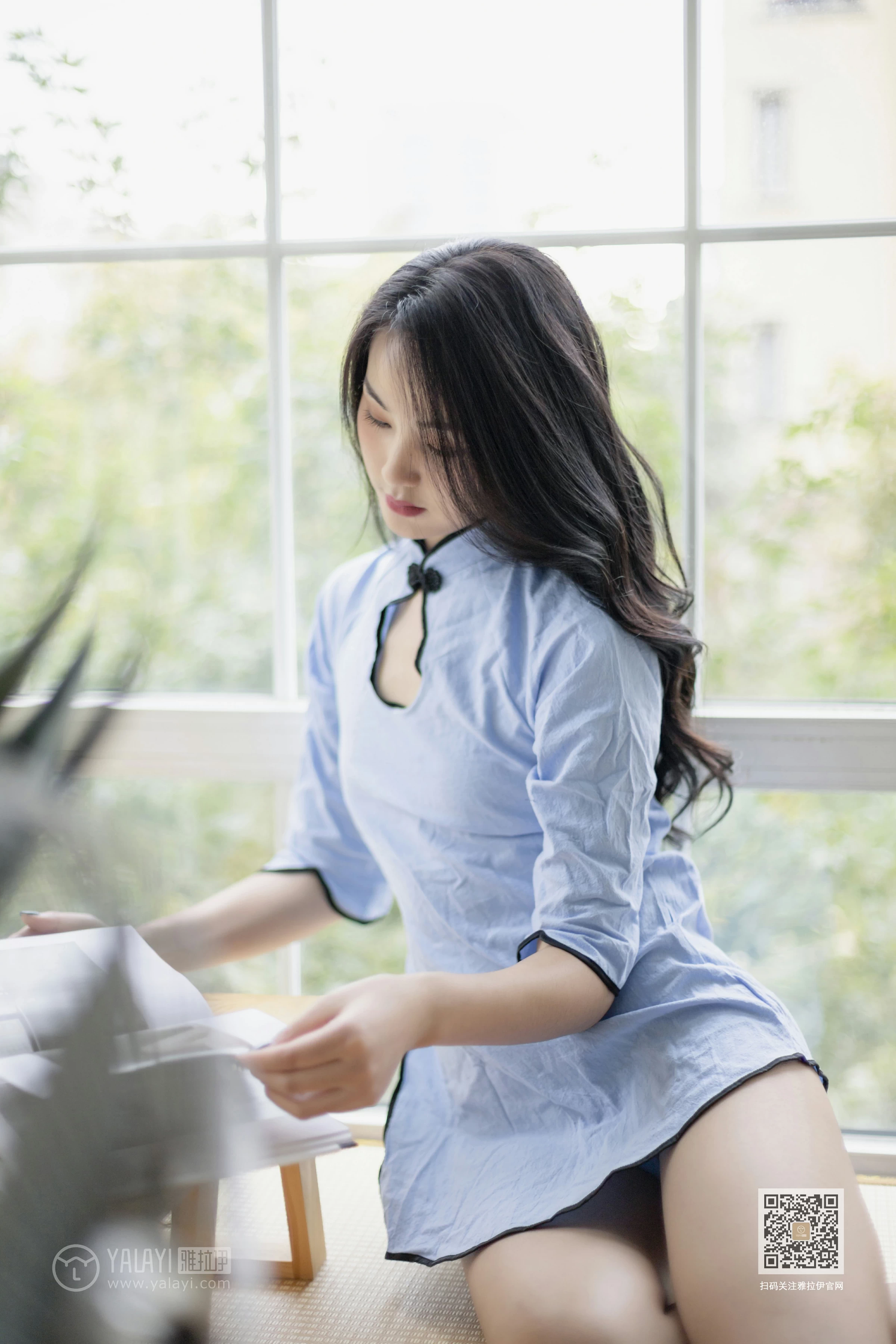 [YALAYI雅拉伊]Vol.463 文艺女青年 项兴咏 民国高中女生制服性感私房写真集第3张