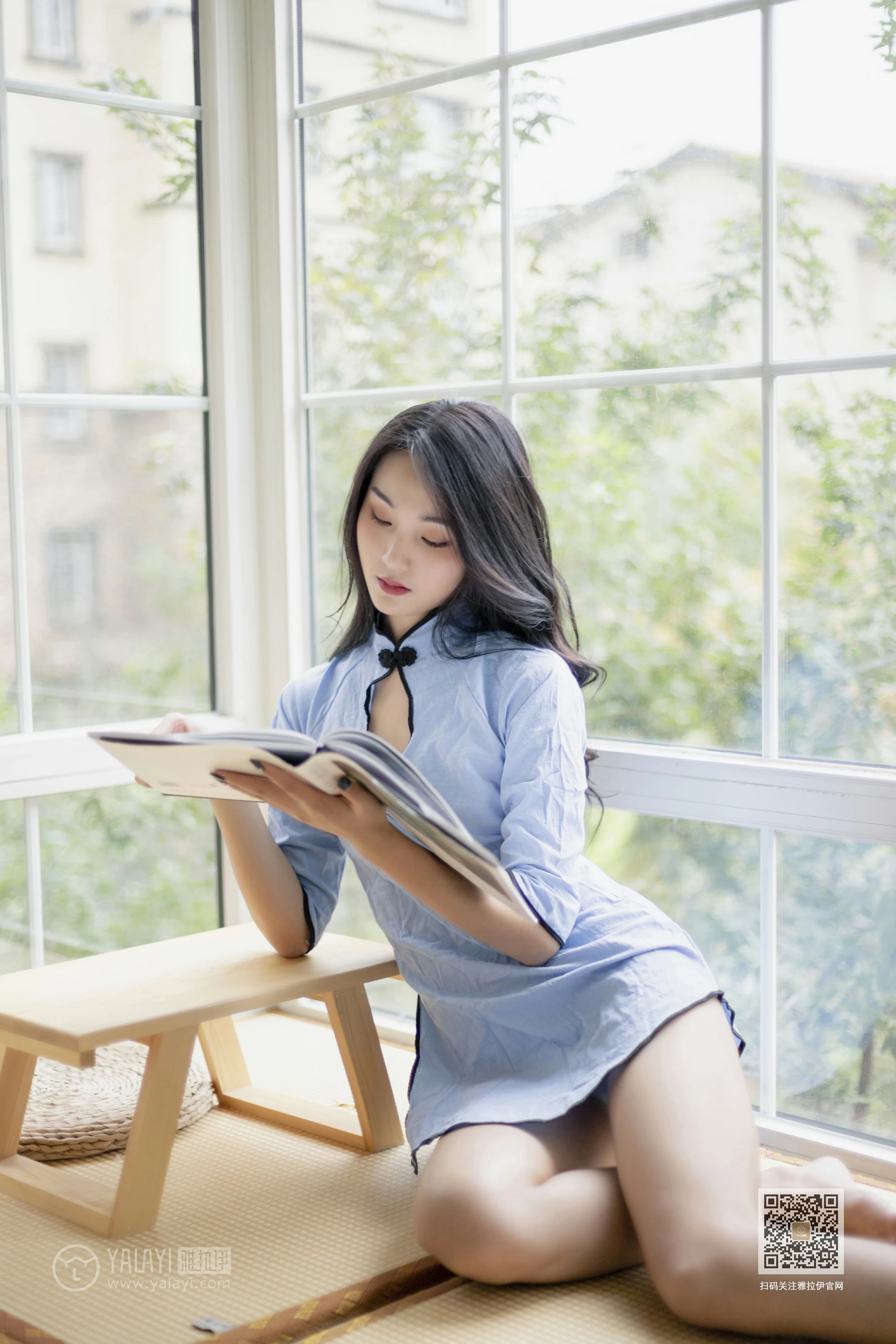 [YALAYI雅拉伊]Vol.463 文艺女青年 项兴咏 民国高中女生制服性感私房写真集第2张