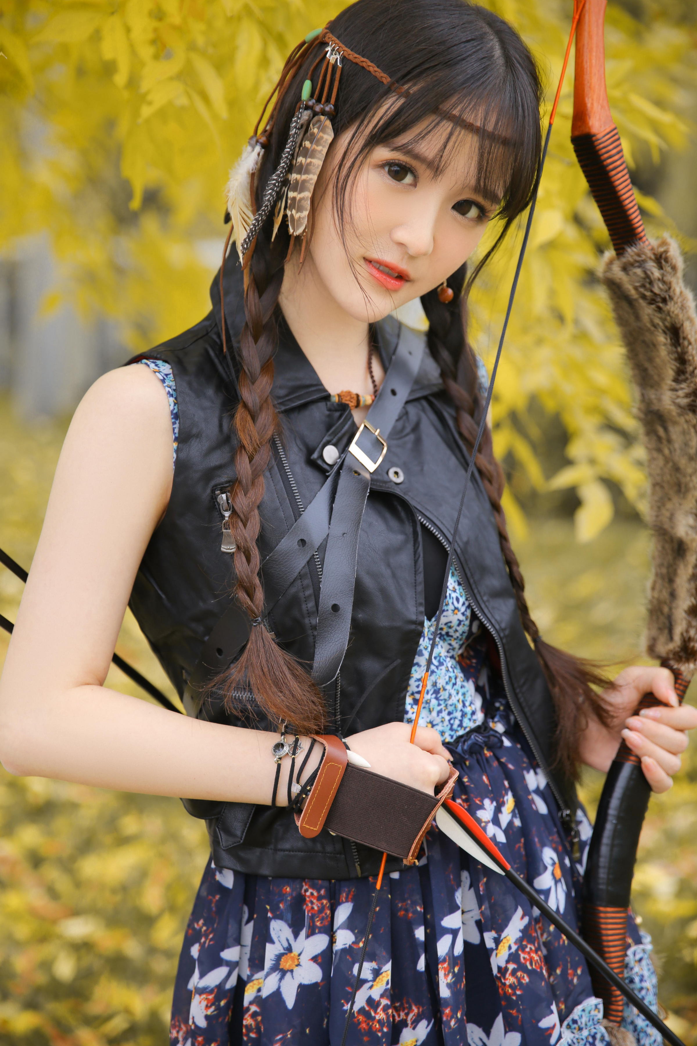 [YALAYI雅拉伊]2022.05.05 尽情可爱 甜美少女 JK水手制服与粉色和服清纯写真集第9张