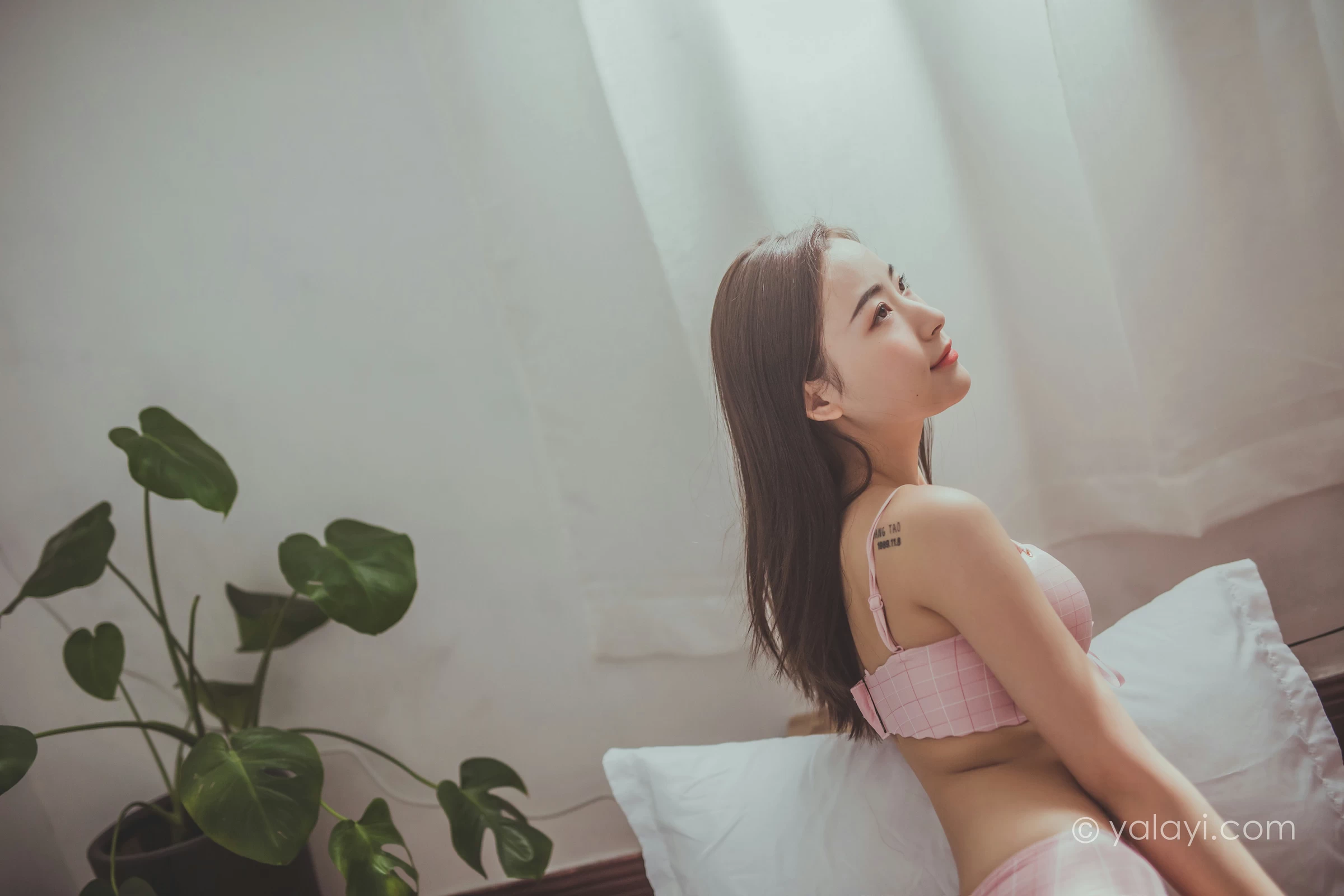 [YALAYI雅拉伊]NO.664 《相濡以沫》 海棠 粉色内衣性感私房写真集第6张