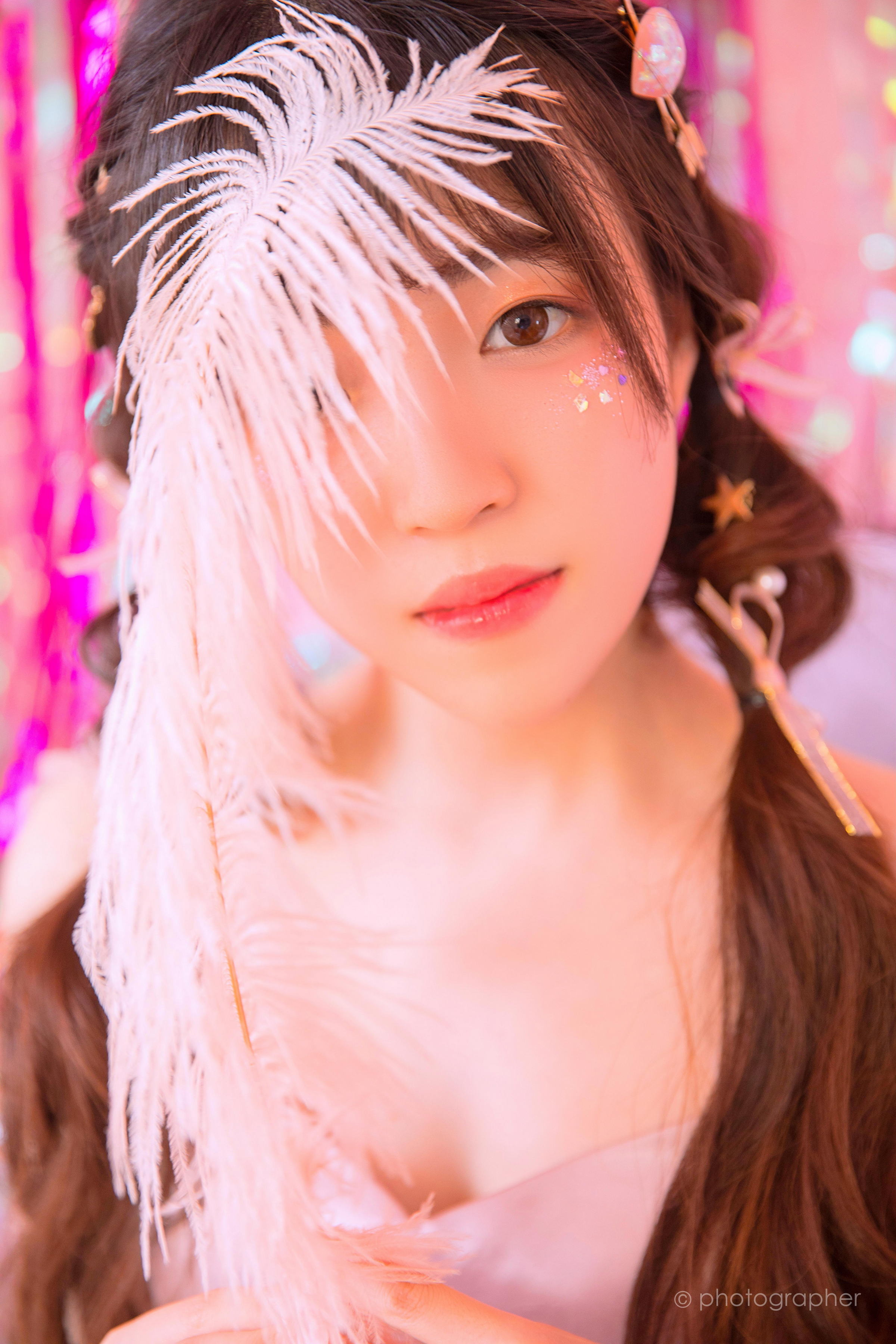 [YALAYI雅拉伊]2022.04.18 感觉良好 青春美少女 蓝色JK水手制服与粉色内衣性感私房写真集第9张